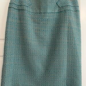 The Limited Teal Pencil Skirt